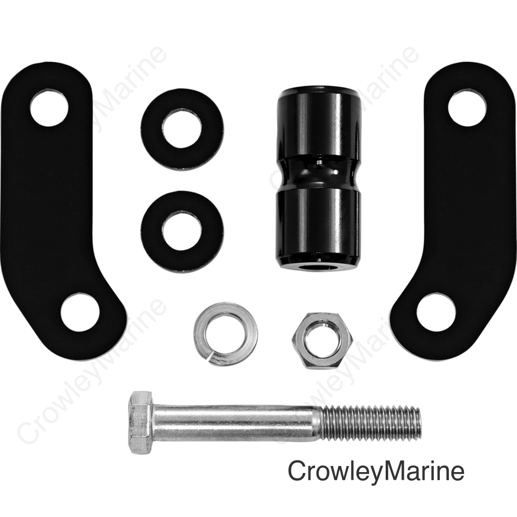Headlight Mount Extension Block - Chrome