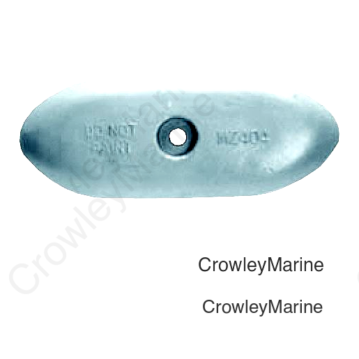 9 1/4 X 3 3/8 X 3/4 HULL ANODE
