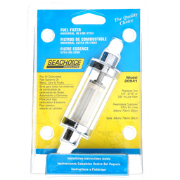 Seachoice in-Line Fuel Filter, Clear Body, Universal Fit thumbnail-5