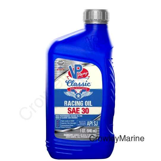 VP SAE 30 CLASSIC NON SYN RACE OIL