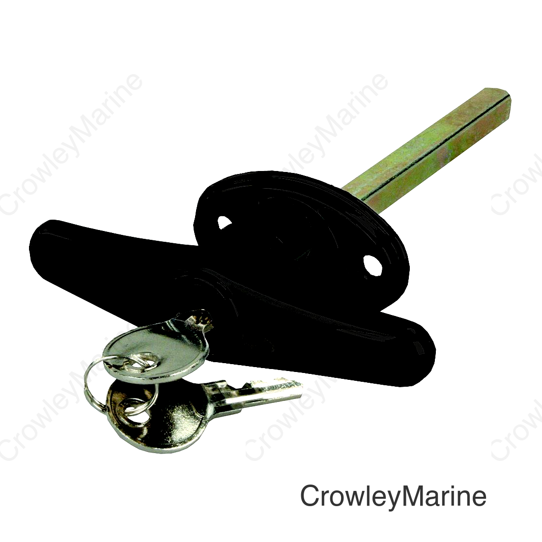 JR Products 10985 Black Locking T-Handle for Truck Caps, Bed Covers & Tool Boxes