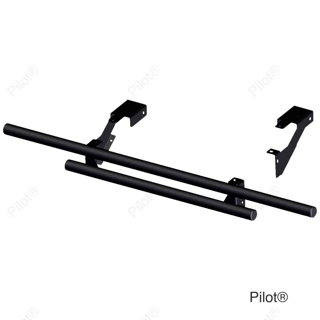 Rear Bumper - Black - Polaris Ranger