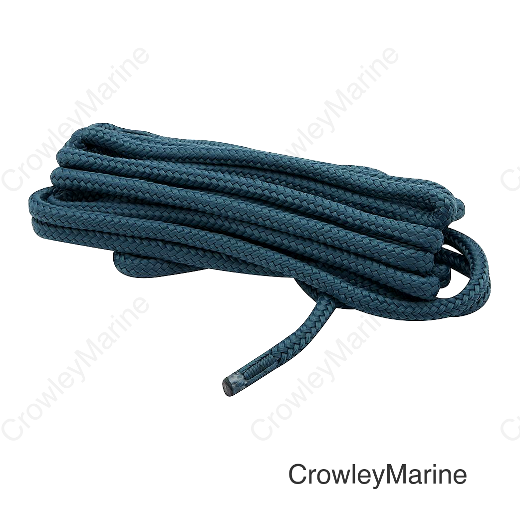 Seachoice Braided Bumper Fender Line, 1/4 in. X 6 Ft., Teal Green