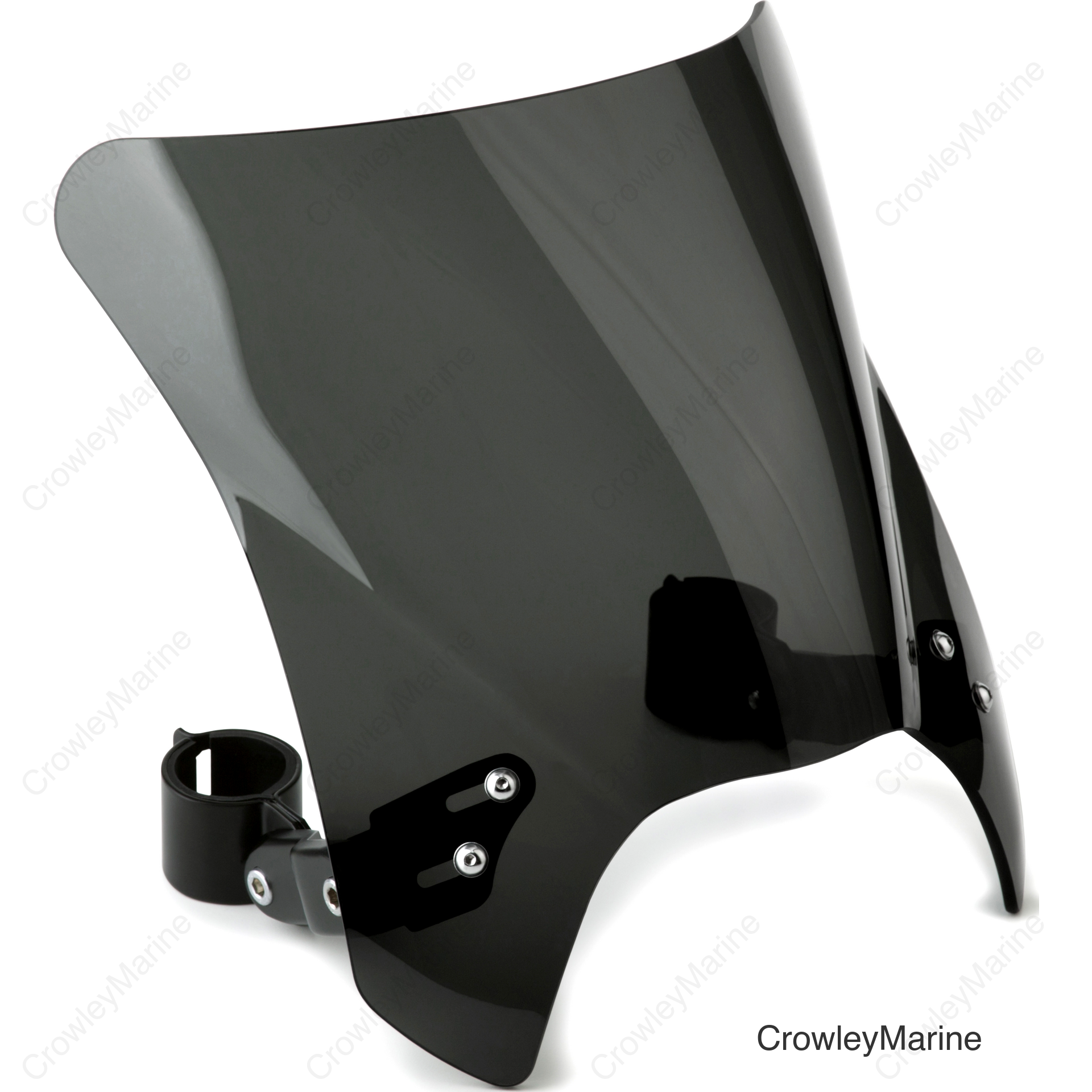 MOHAWK WINDSHIELD DARK TINT BLACK HARDWARE