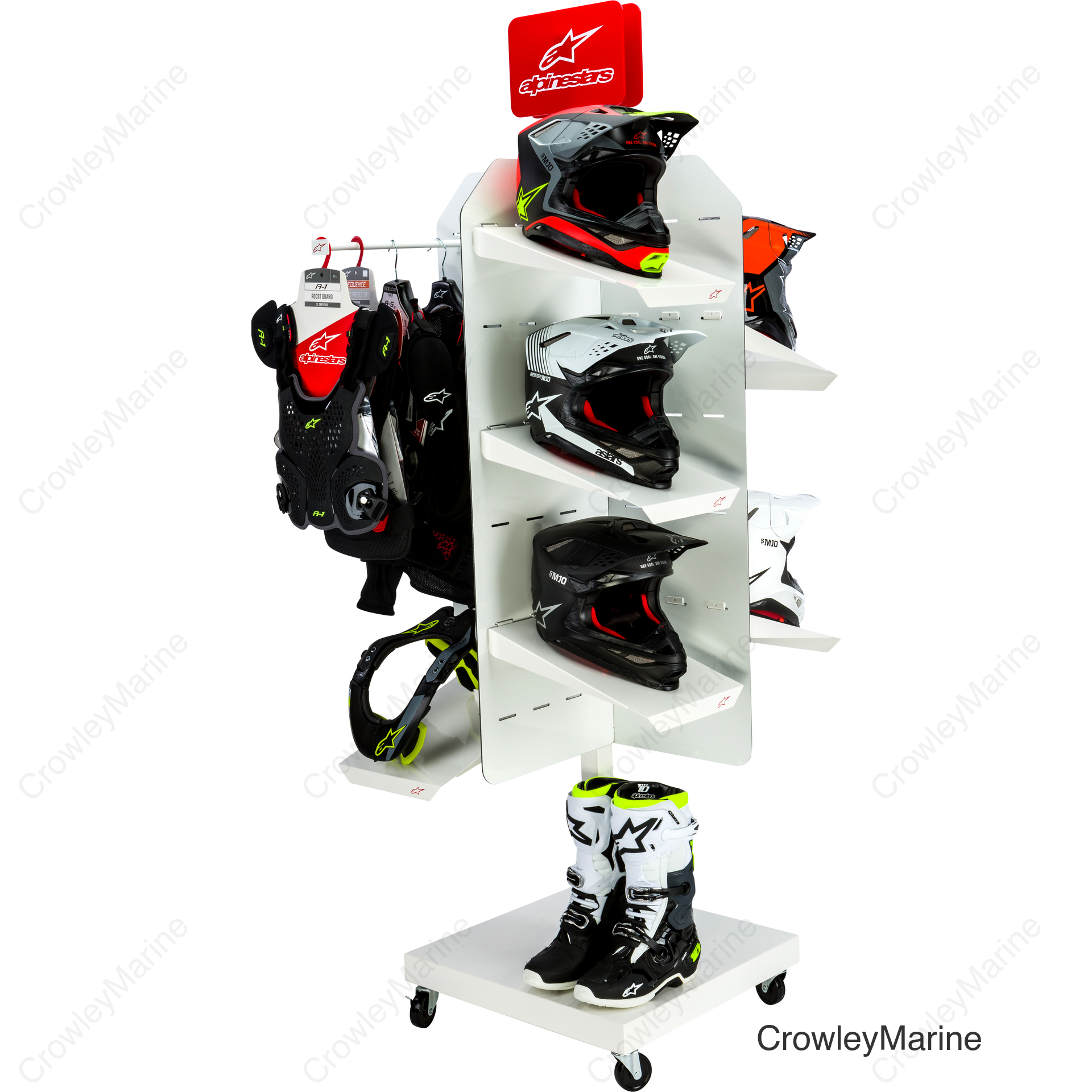 HELMET TOWER (A) ORDER 482-9984 B&C ALSO