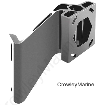 6" Rise, 2" Setback, Starboard, White