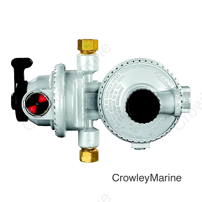 JR Products Low Pressure 2-Stage Automatic Changeover Regulator