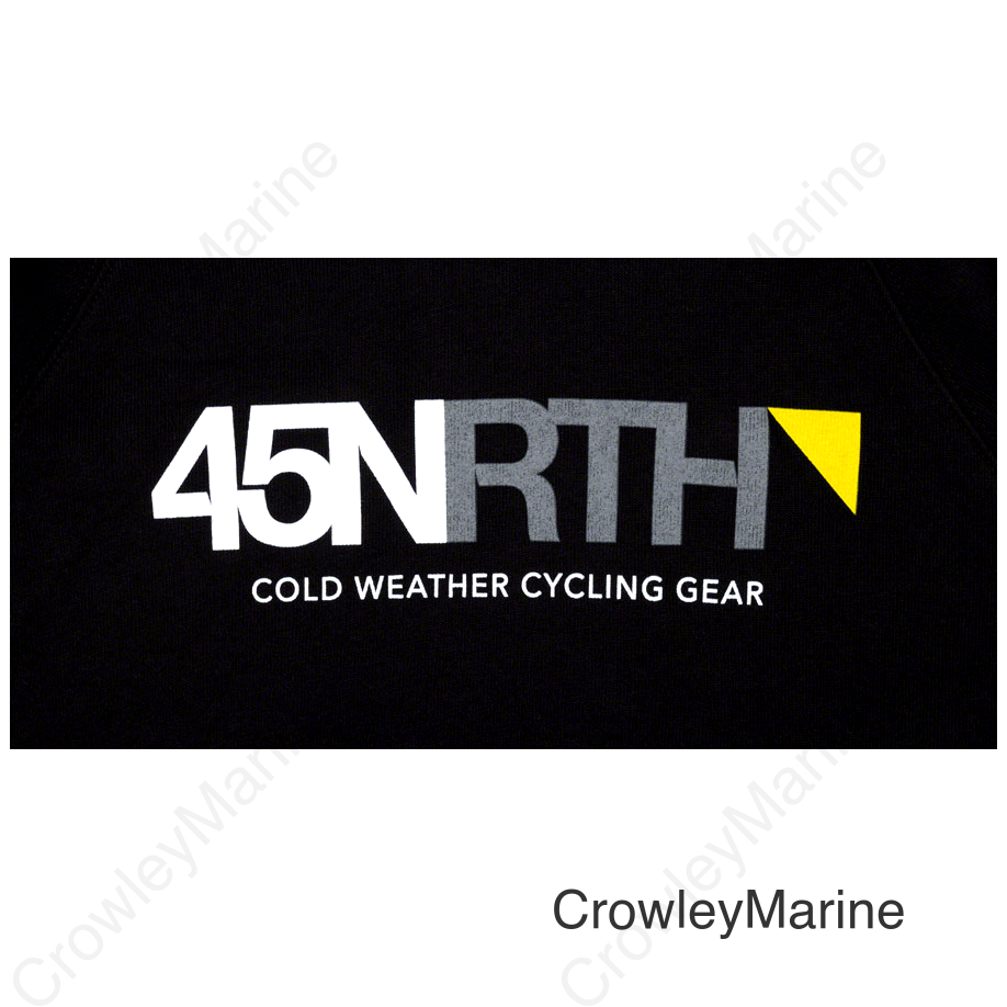 45NRTH Logo Pullover Hoodie - Unisex Black 2X-Large