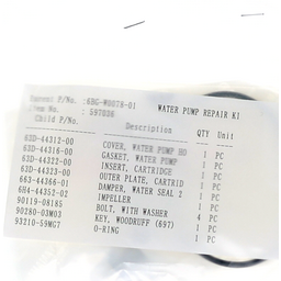 WATER PUMP REPAIR KIT thumbnail-8