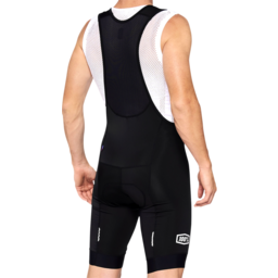 Exceeda Bib Shorts - Black/White - Large thumbnail-1