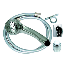 Valterra Phoenix Airfusion Hand Held RV Camping Outdoor 60" Shower Hose & Bracket Kit