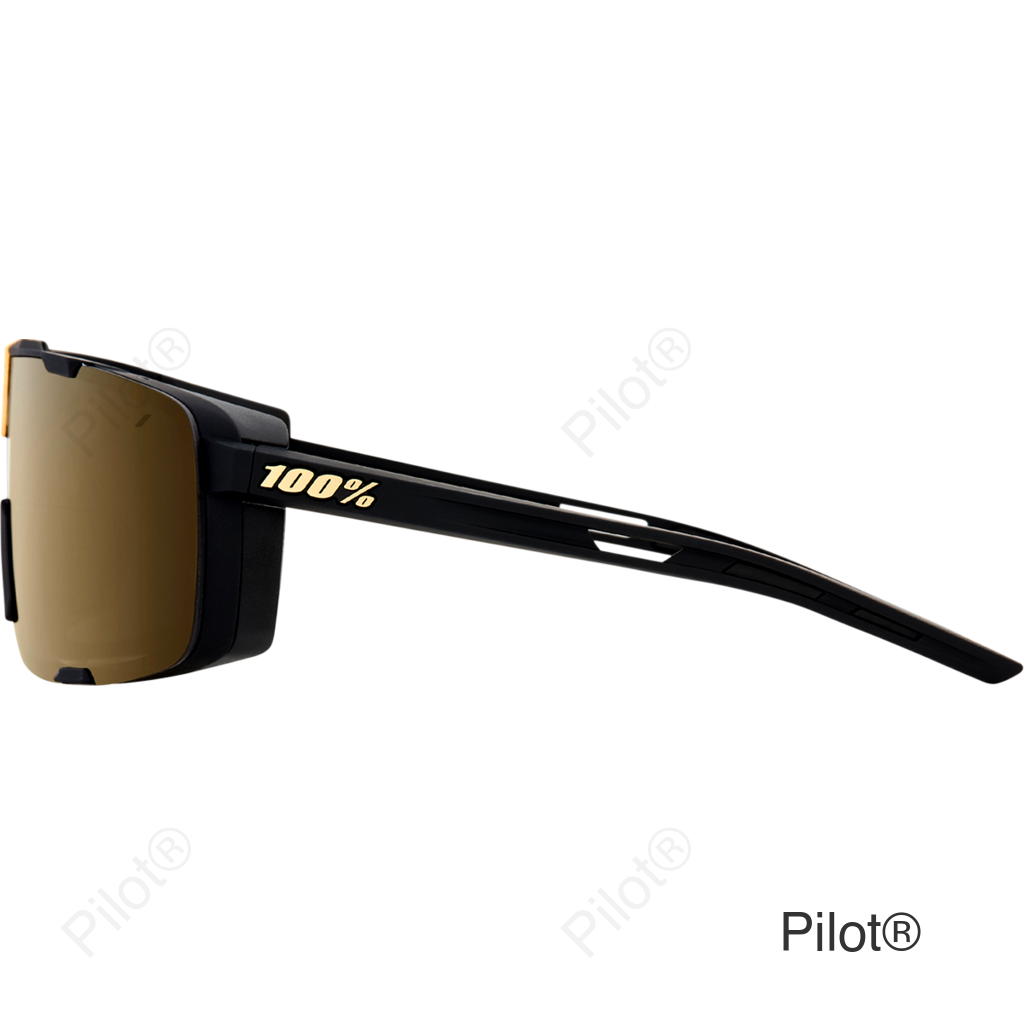 Eastcraft Sunglasses - Soft Tact Black - Soft Gold Mirror