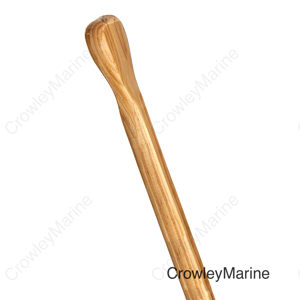 Seachoice 5 Ft. Wood Paddle, New Zealand Pine Construction, 17-3/4 In. X 5-7/8 In. Blade, Wide Top Hand Grip, Clear Finish