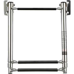 Seachoice Telescoping Transom Mount Ladder, Stainless Steel, 3 Steps, 300 Lb. Capacity thumbnail-1