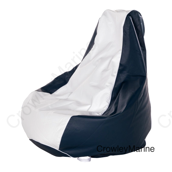TEARDROP MARINE BEANBAG WHT NVY