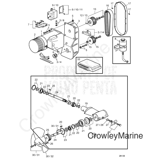 Electrical Motor - Volvo Penta (41100647)