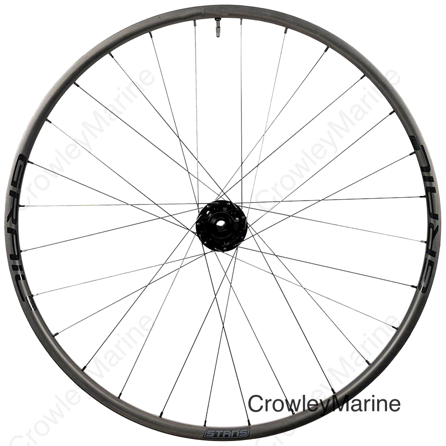 Stan's No Tubes Grail CB7 Front Wheel - 700 12 x 100mm Center-Lock Gray
