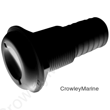 1-1/8" x 3-1/2"L, Black