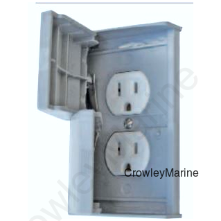 WEATHERPROOF RECPT W/CVR