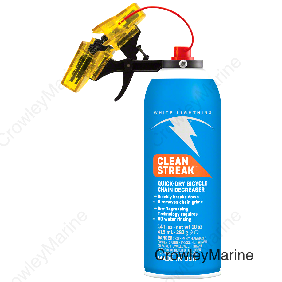 Finish Line Pro Chain Cleaner with 2oz DRY Chain Lubricant and 4oz EcoTech Degreaser