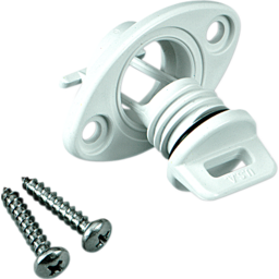 Atlantis A2266 PWC Drain Plug, White thumbnail-1