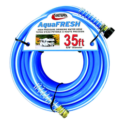 Valterra W019420 Blue AquaFresh High Pressure RV Drinking Water Hose, 5/8" x 35' thumbnail-1
