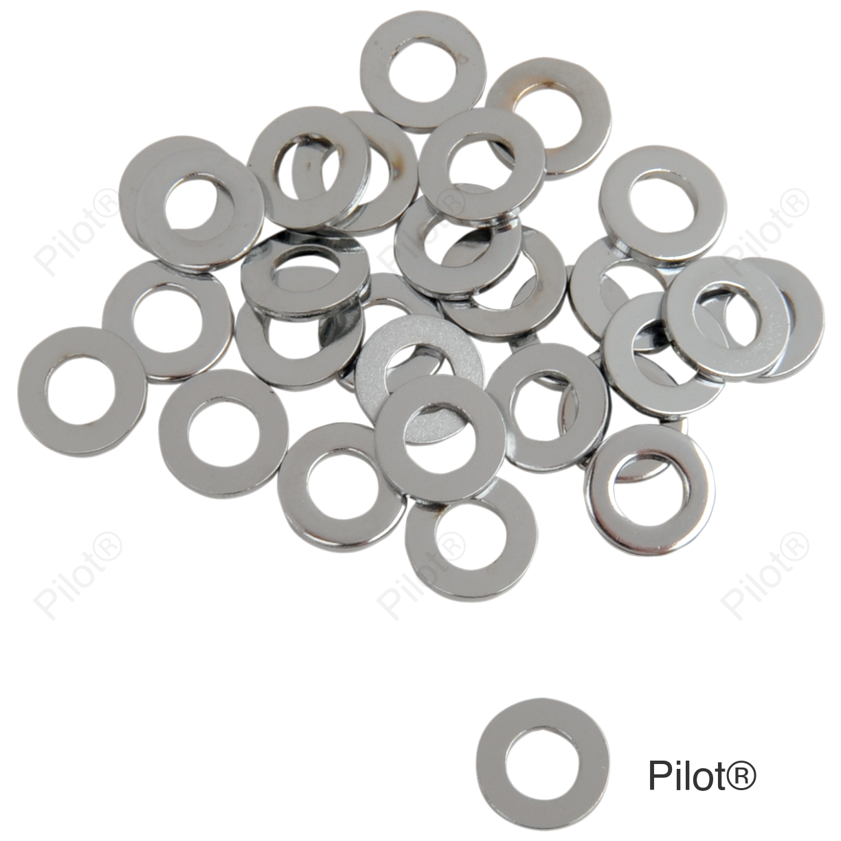 Washers - AN - 1/2" - Chrome