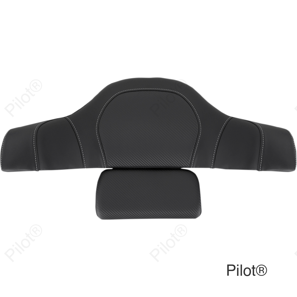 Tour-Pak® Backrest Pad - Carbon Fiber - Black - Indian