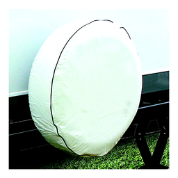 Camco 45345 Vinyl Spare Tire Cover, 28" Diameter, Arctic White thumbnail-1