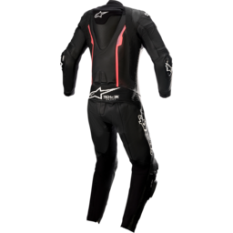 Stella Missile v2 1-Piece Leather Suit - Black/Pink - US 12 / EU 48 thumbnail-0