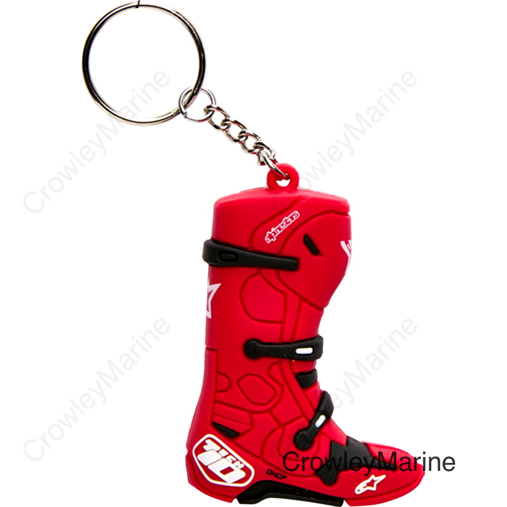 Key Fob - Tech 10 Boot - Red