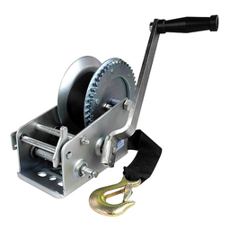 Seachoice Trailer Winch, Strap with Hook, Two Speed, Max Load 2,000 Lbs. thumbnail-3