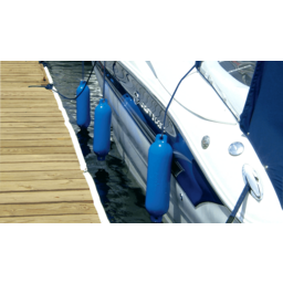 Taylor 1024 Hull Gard Inflatable Fender, 10-1/2" x 30", White thumbnail-1