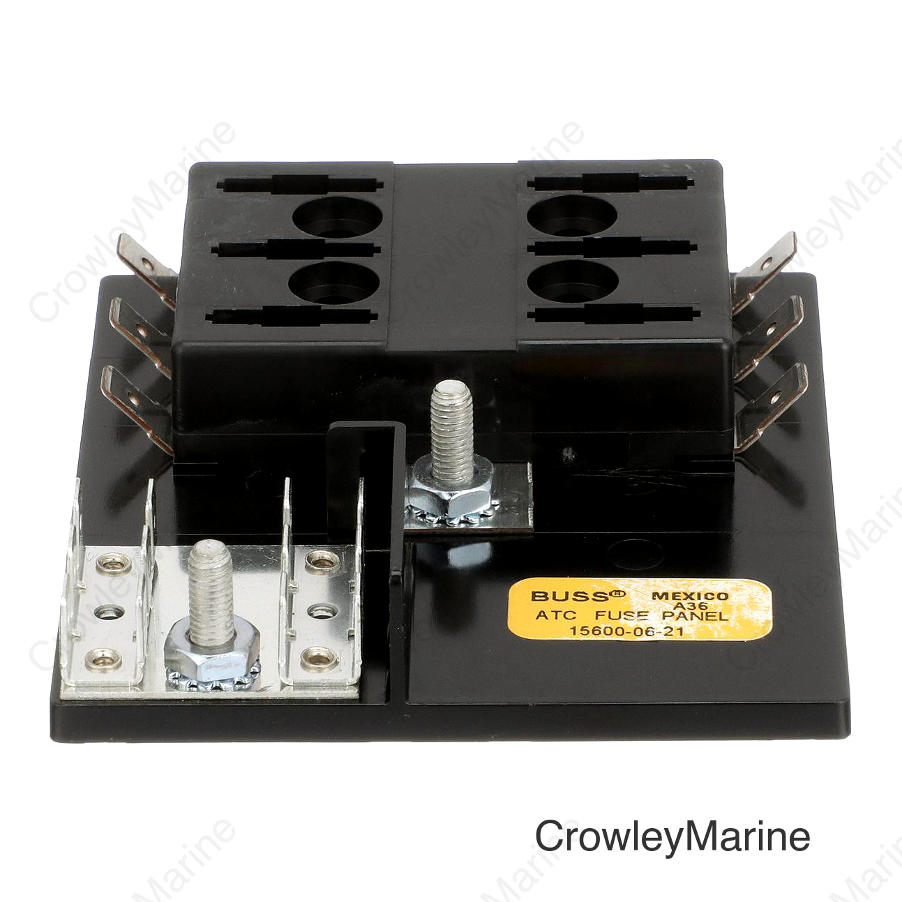 Seachoice Fuse Block ATO/ATC, 6 Gang Ground Bar 12V