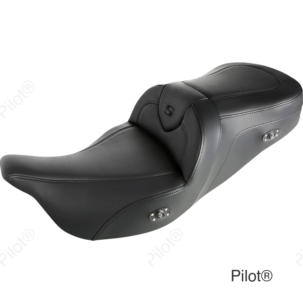 Roadsofa™ Standard Reach Heated Seat - Without Backrest - Black/Black Stitching