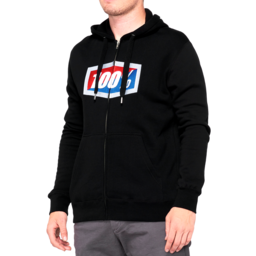 Official Fleece Zip-Up Hoodie - Black - Medium thumbnail-2