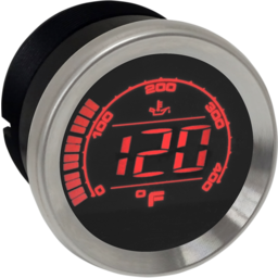 HD-02 Oil Temperature Gauge - Chrome - 2" thumbnail-1