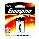 Energizer 522BP 9V Energizer Batteries, @12