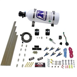 Nitrous Express 6 Cyl Gas Nitrous Kit (150-375HP) w/5lb Bottle thumbnail-0
