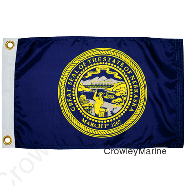 NEBRASKA FLAG 12X18 (93113)