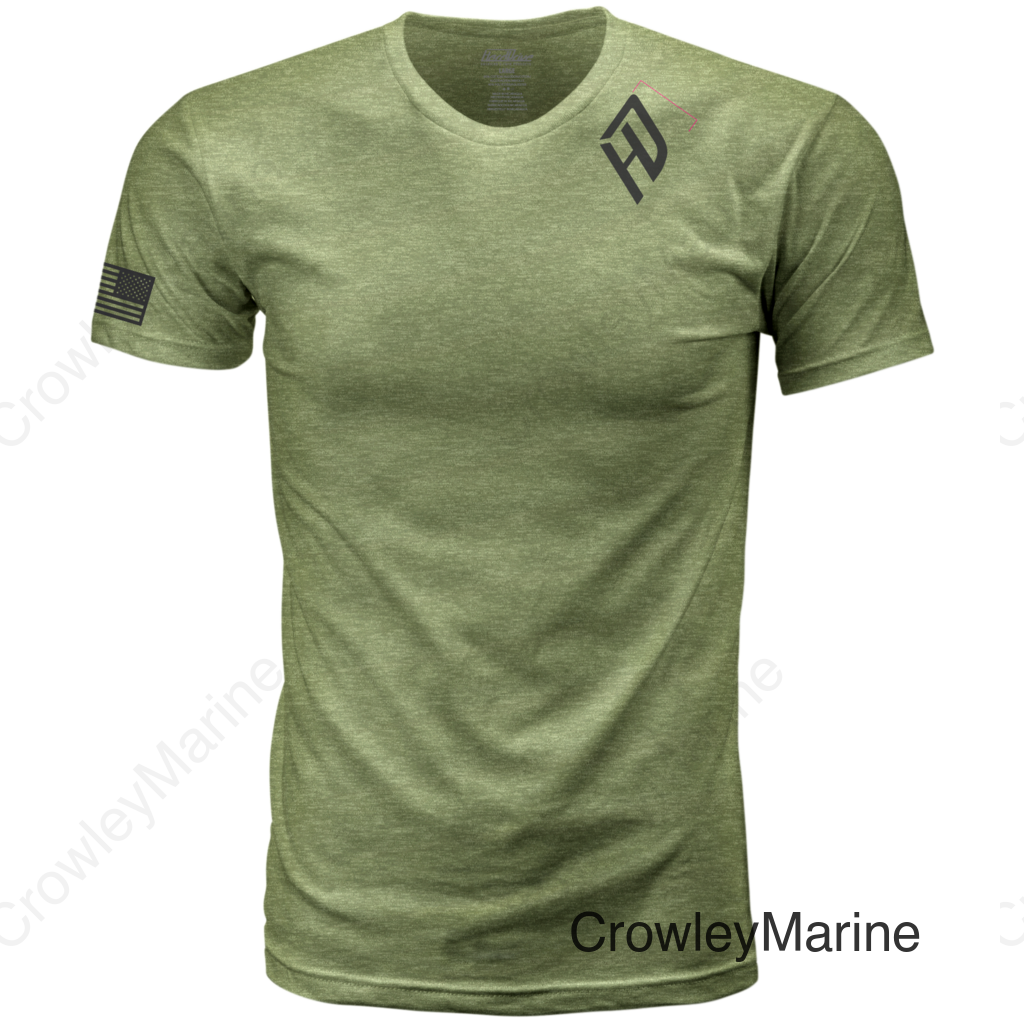 HARDDRIVE EMBLEM TEE OLIVE GREEN/BLACK 3X