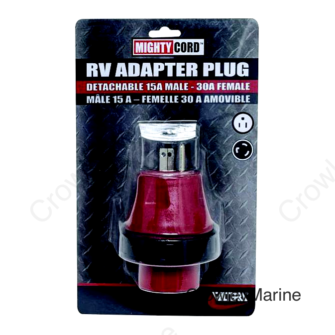 Valterra Mighty Cord RV Electrical Adapter Plug & Locking Ring