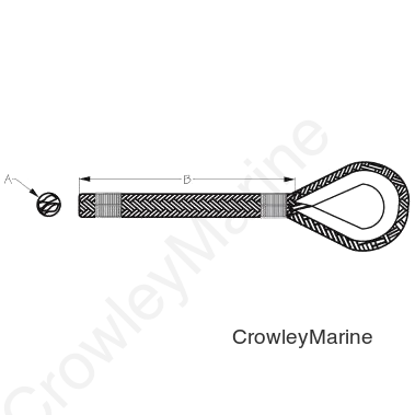 2 BRAID Nylon Anchor LN 3/8X250' (302110250G/W-1)