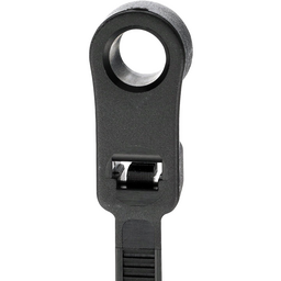 Seachoice Cable Ties, 8 In. Long, Mounting Design, 50 Lbs. Max Load, UV Black, Pack of 1,000 thumbnail-1