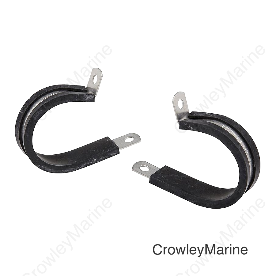Seachoice Stainless Steel Cushion Clamp, 1-1/4 In.. EPDM