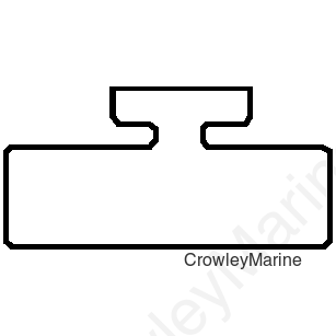 Black Replacement Slide - UHMW - Profile 14 - Length 47.75" - Kawasaki