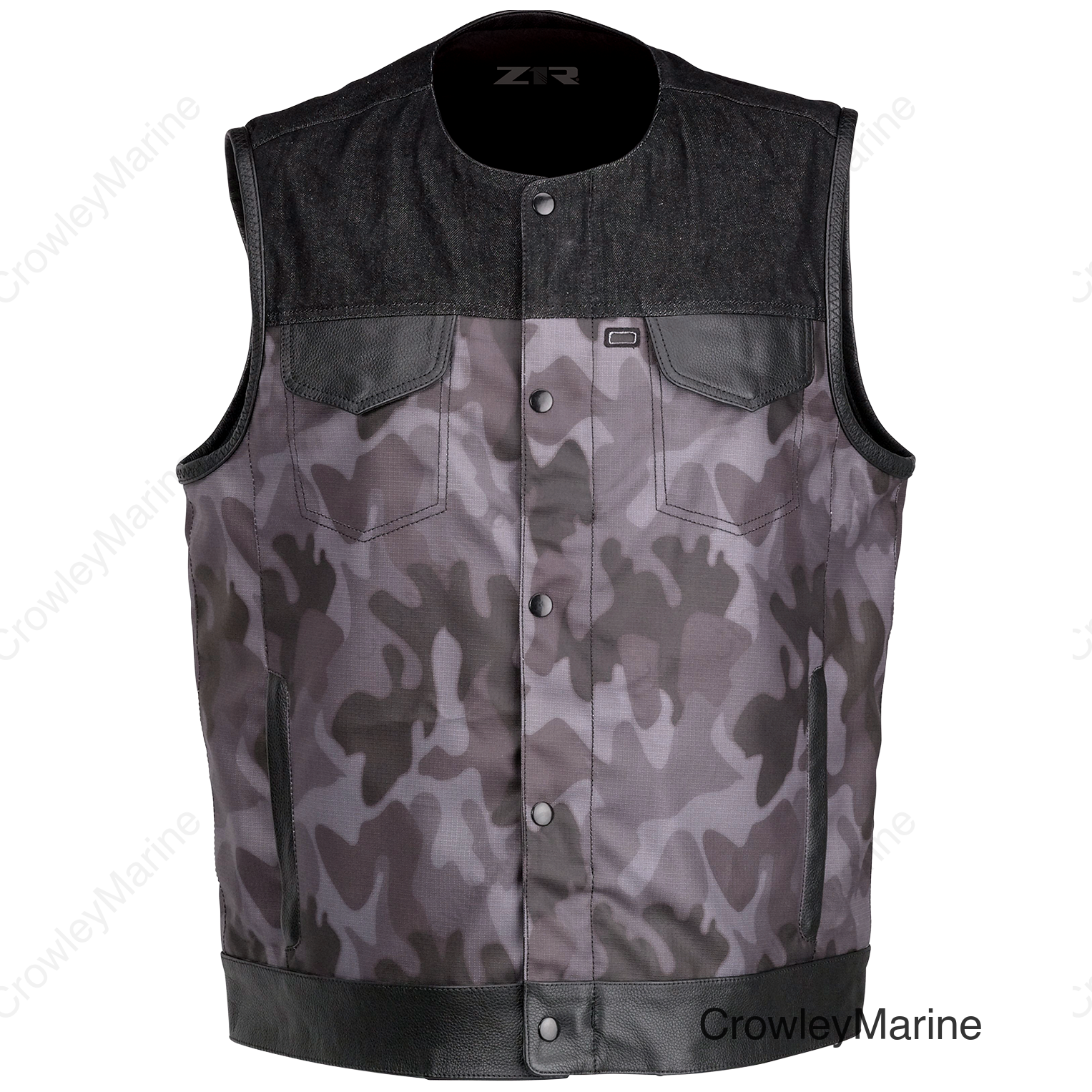 VEST TX NGTFRCAM BK/GY MD