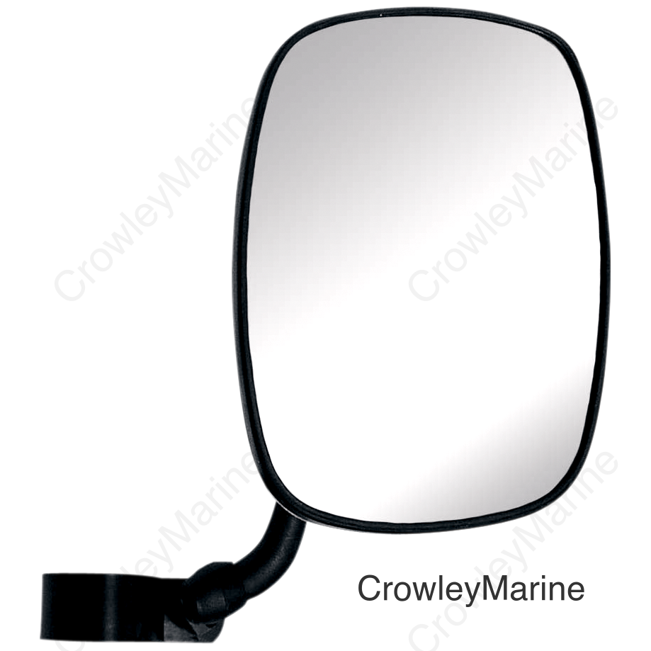 Mirror - Side View - Rectangle - Black - Right