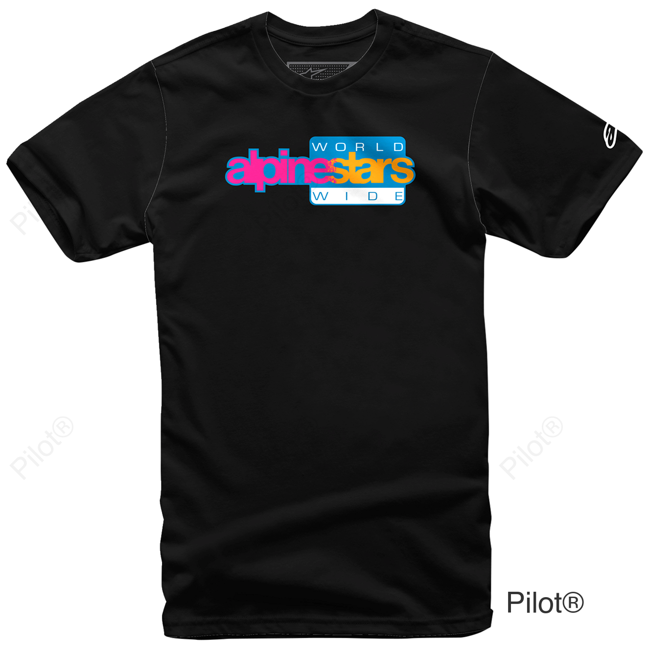 World Wide Again T-Shirt - Black - XL