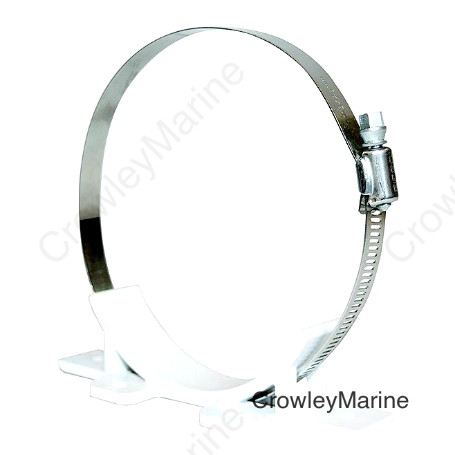 Valterra A040160 Adjustable Sliding Saddle, White